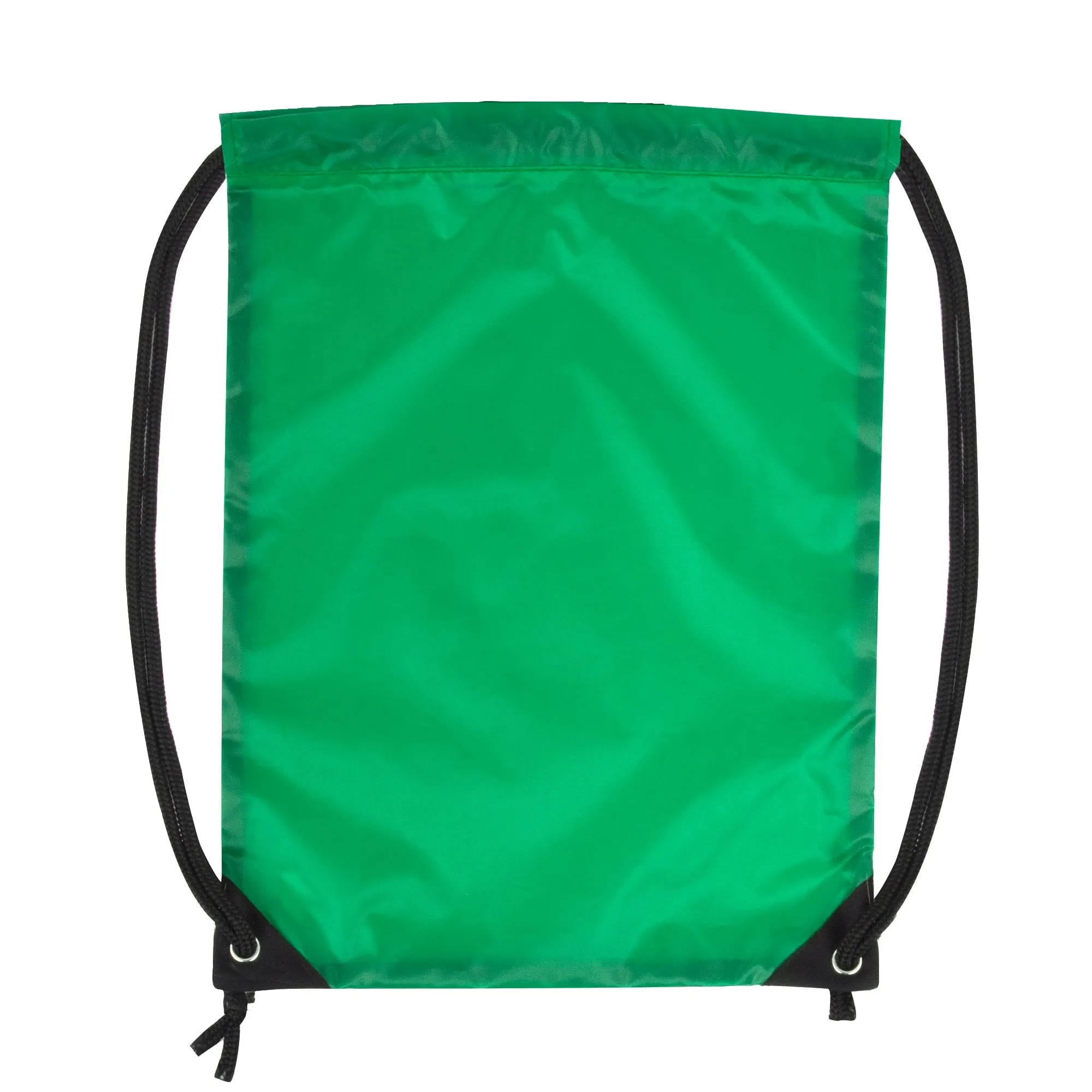 18 Inch Basic Drawstring Gym Bag - Green
