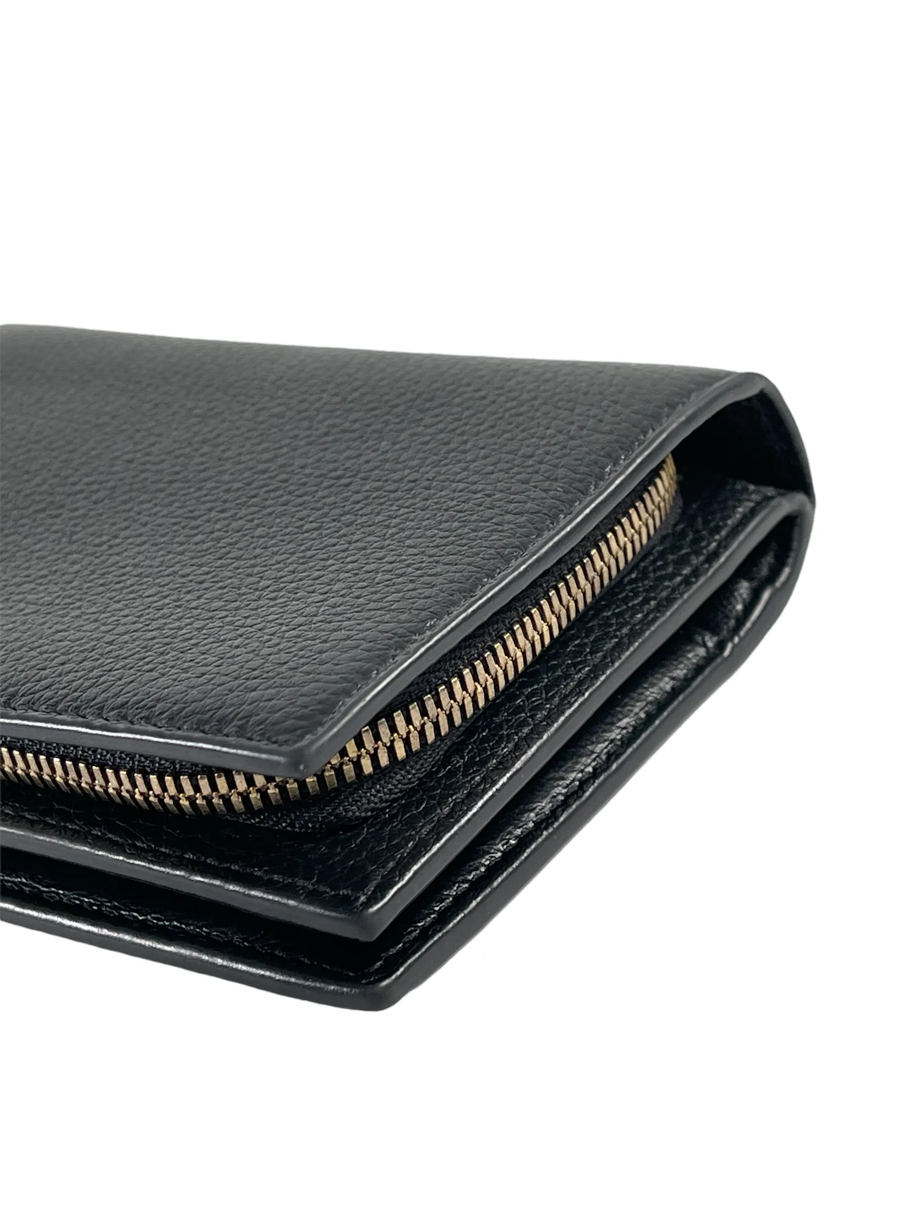 Balenciaga Black Leather 'City' Wallet