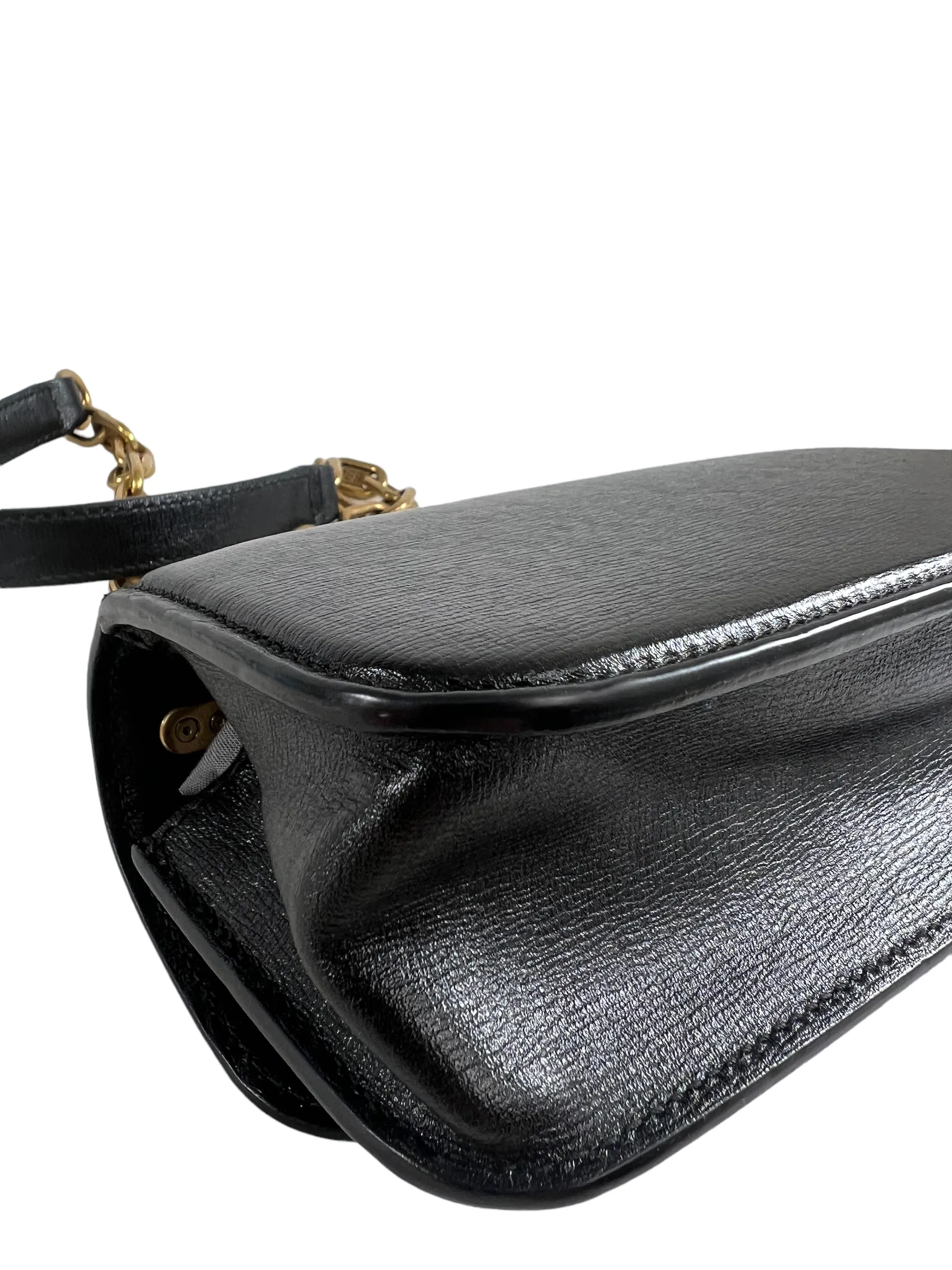 Balenciaga Black Leather Mini Crossbody