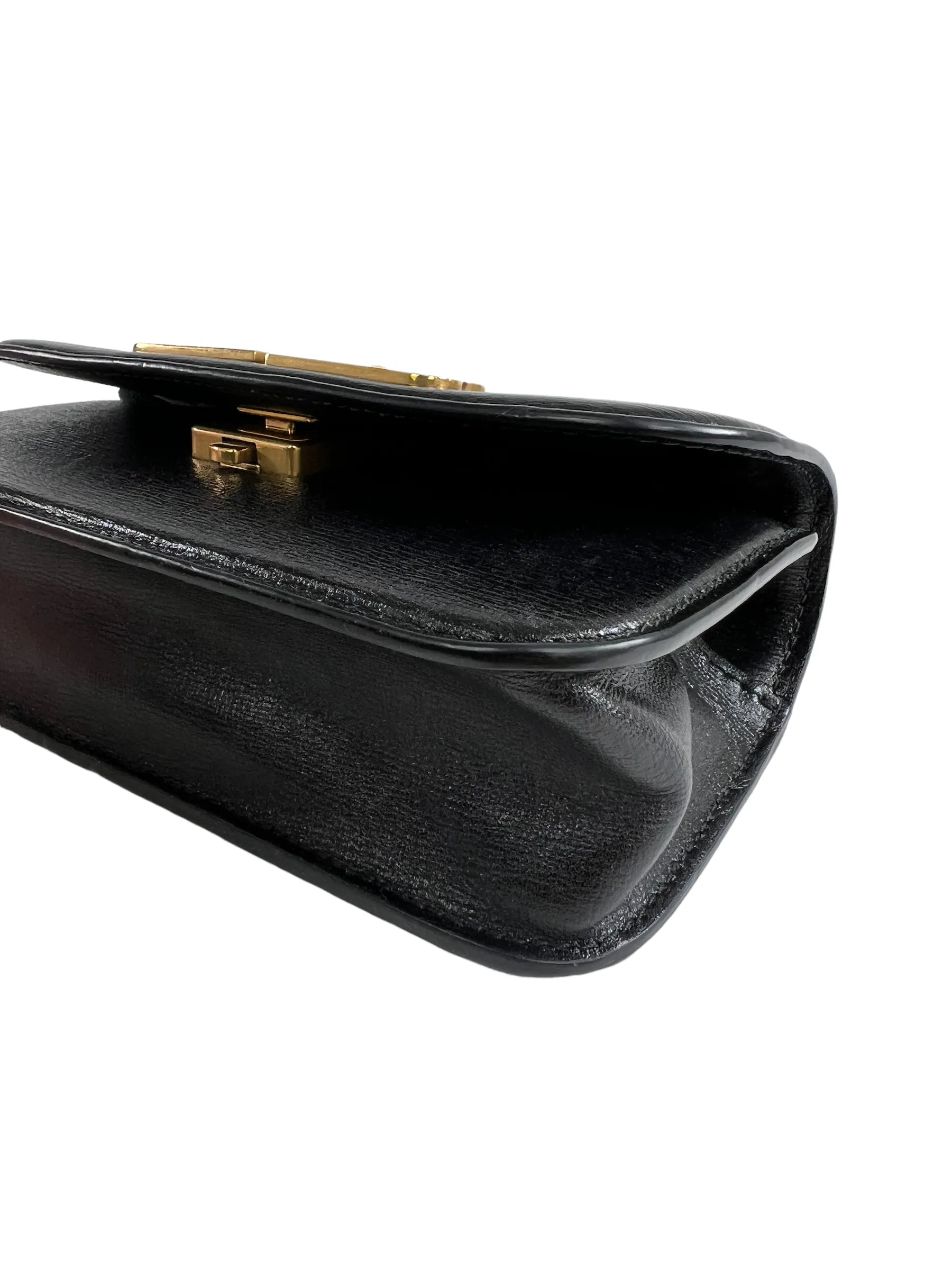 Balenciaga Black Leather Mini Crossbody
