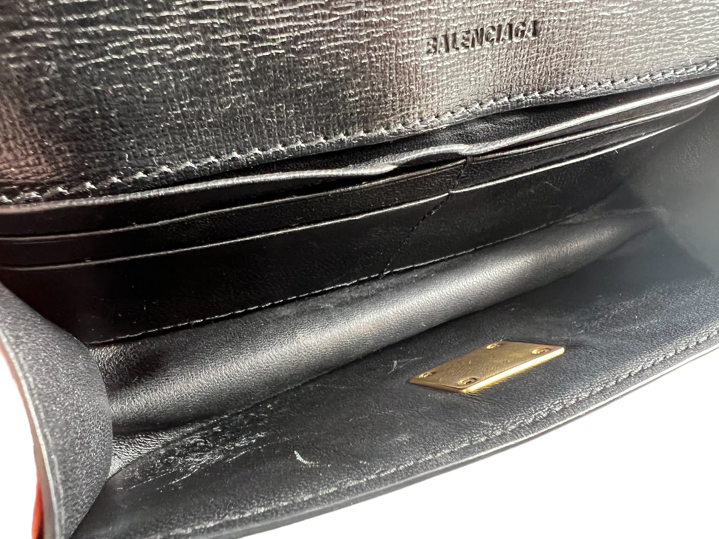 Balenciaga Black Leather Mini Crossbody