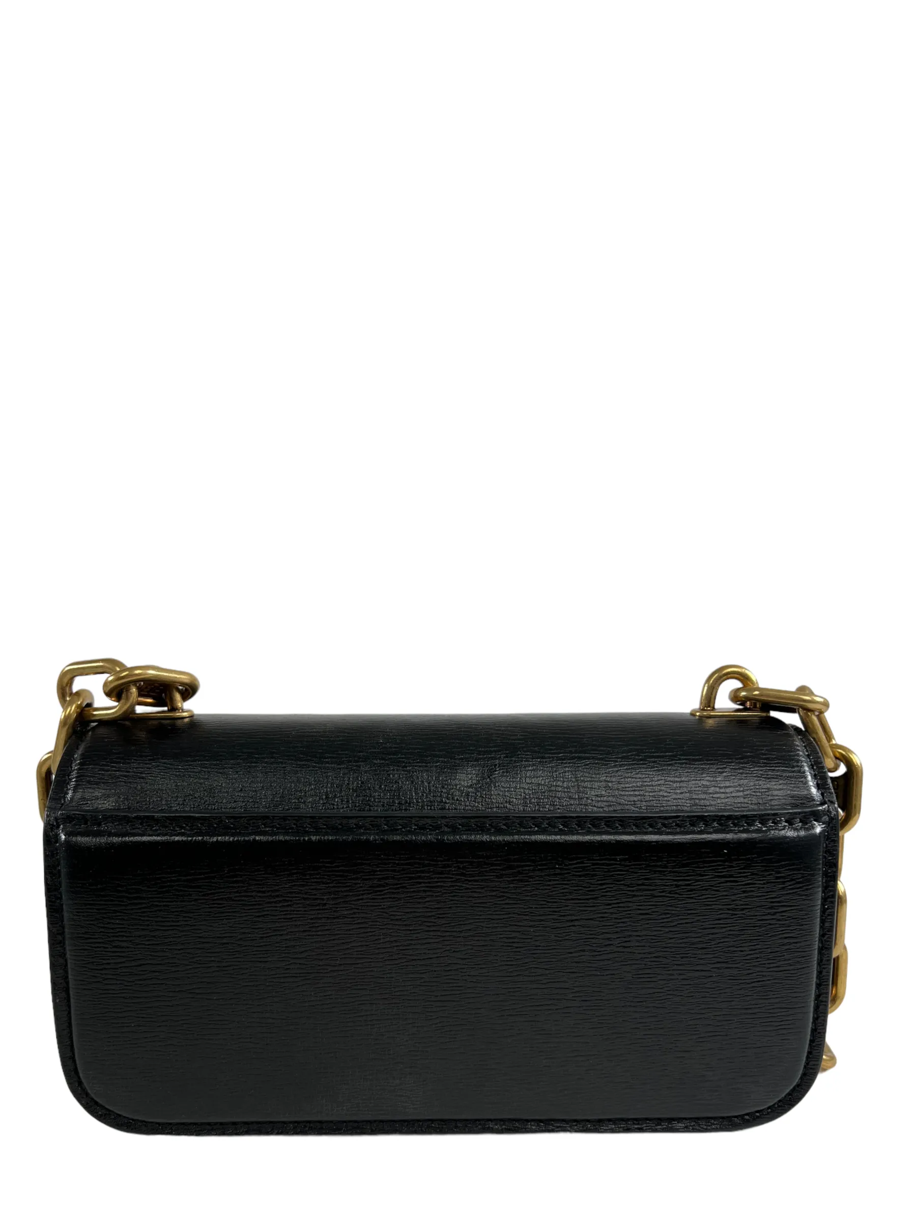 Balenciaga Black Leather Mini Crossbody