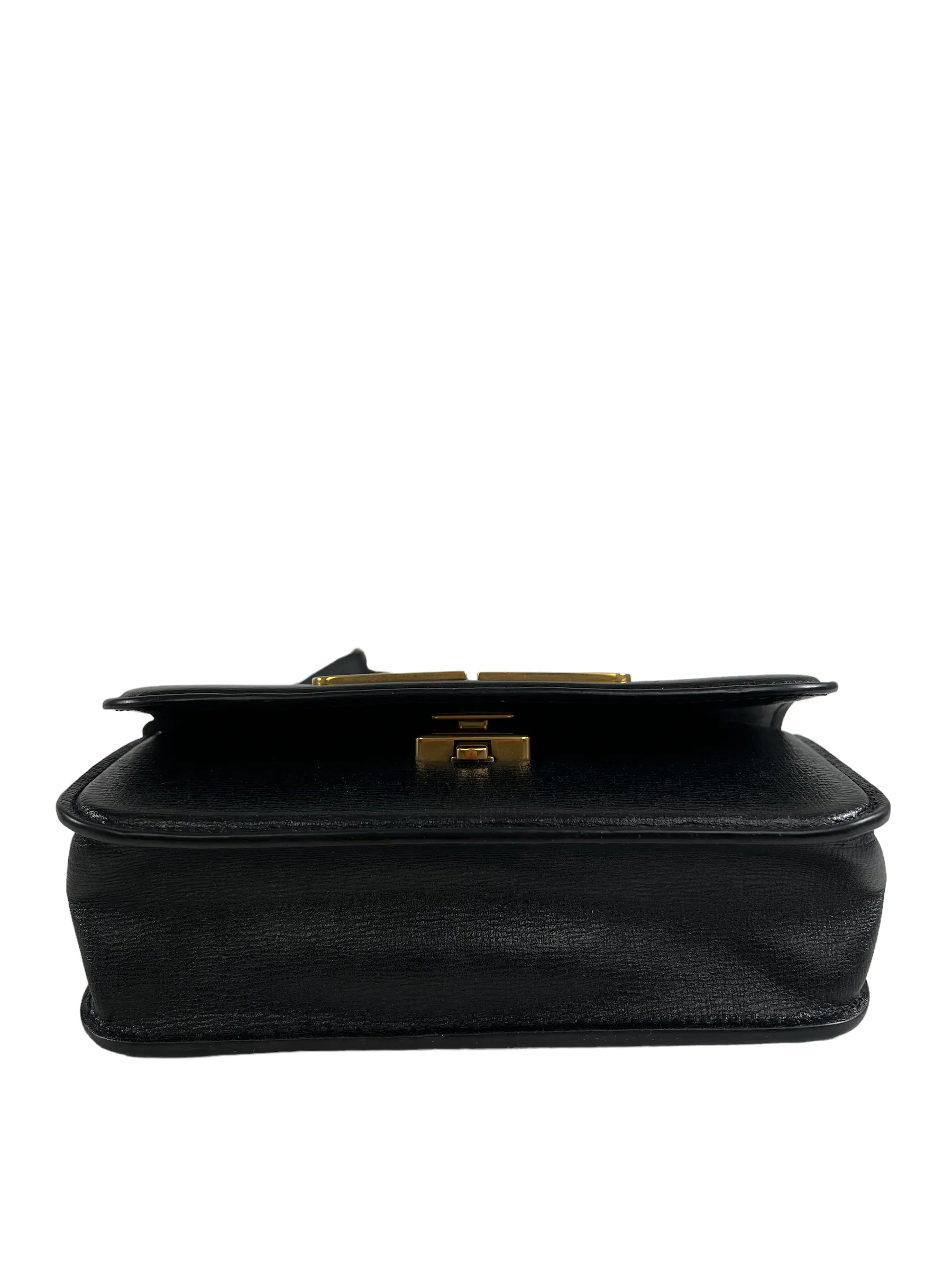 Balenciaga Black Leather Mini Crossbody