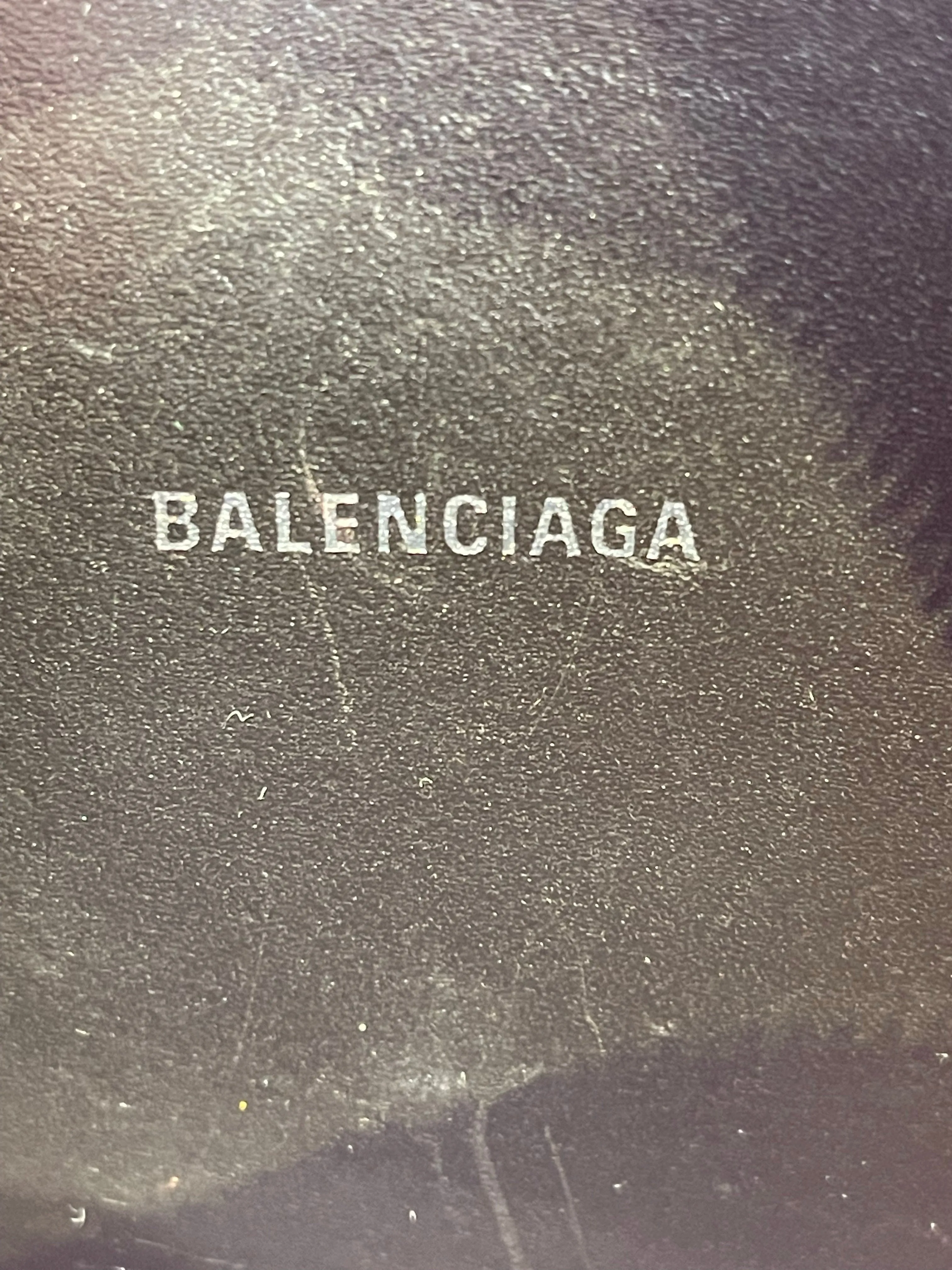 Balenciaga Red Leather “Everyday Camera Bag” Crossbody