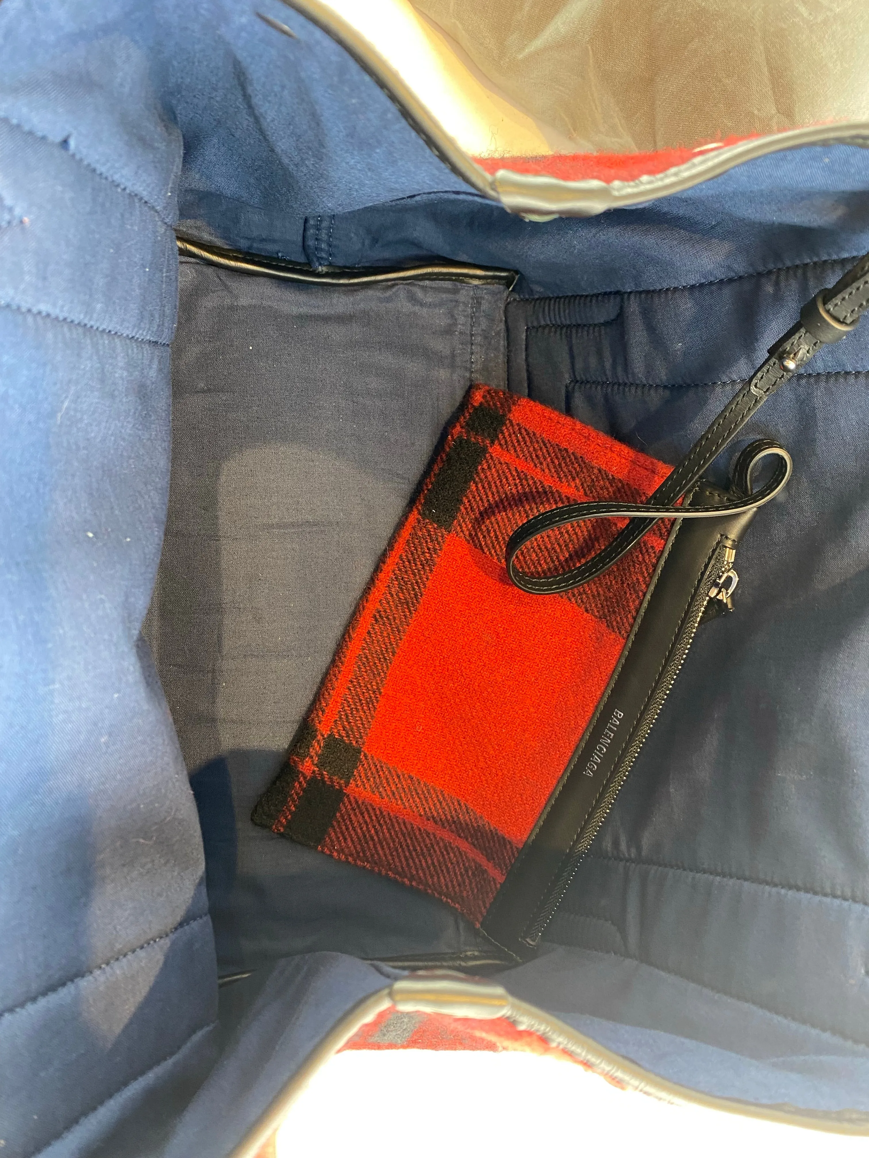 Balenciaga Tarten Cloth Tote with removable pouch