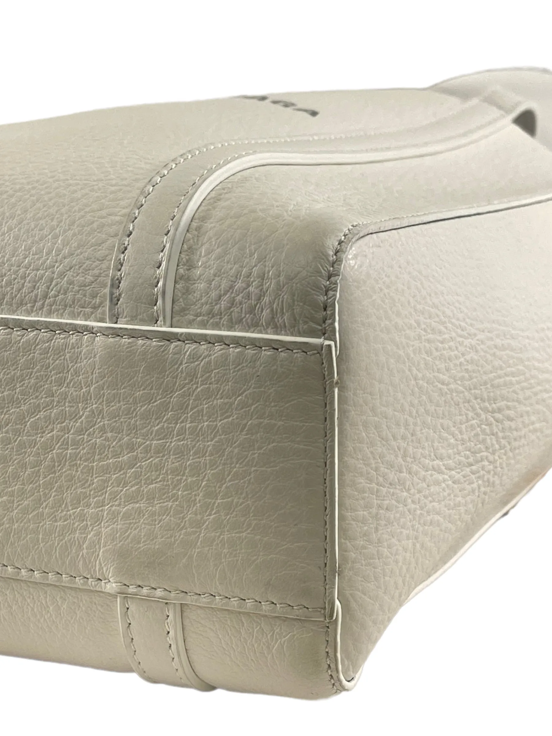 Balenciaga White Leather ‘Everyday Extra Small’ Tote