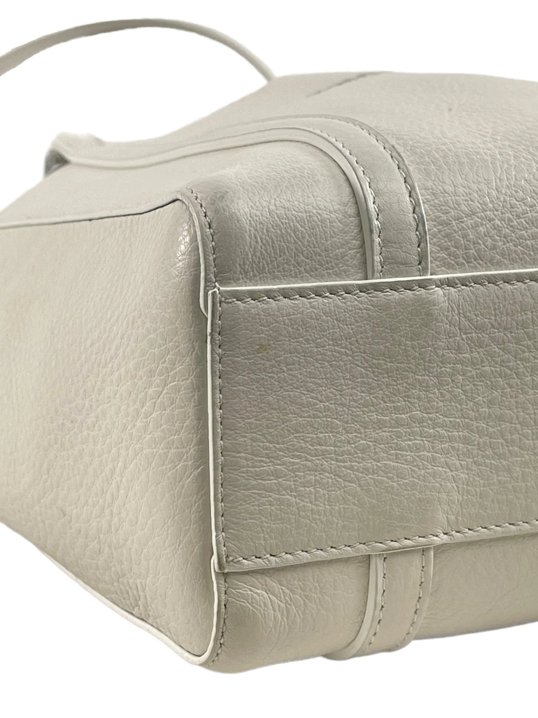 Balenciaga White Leather ‘Everyday Extra Small’ Tote