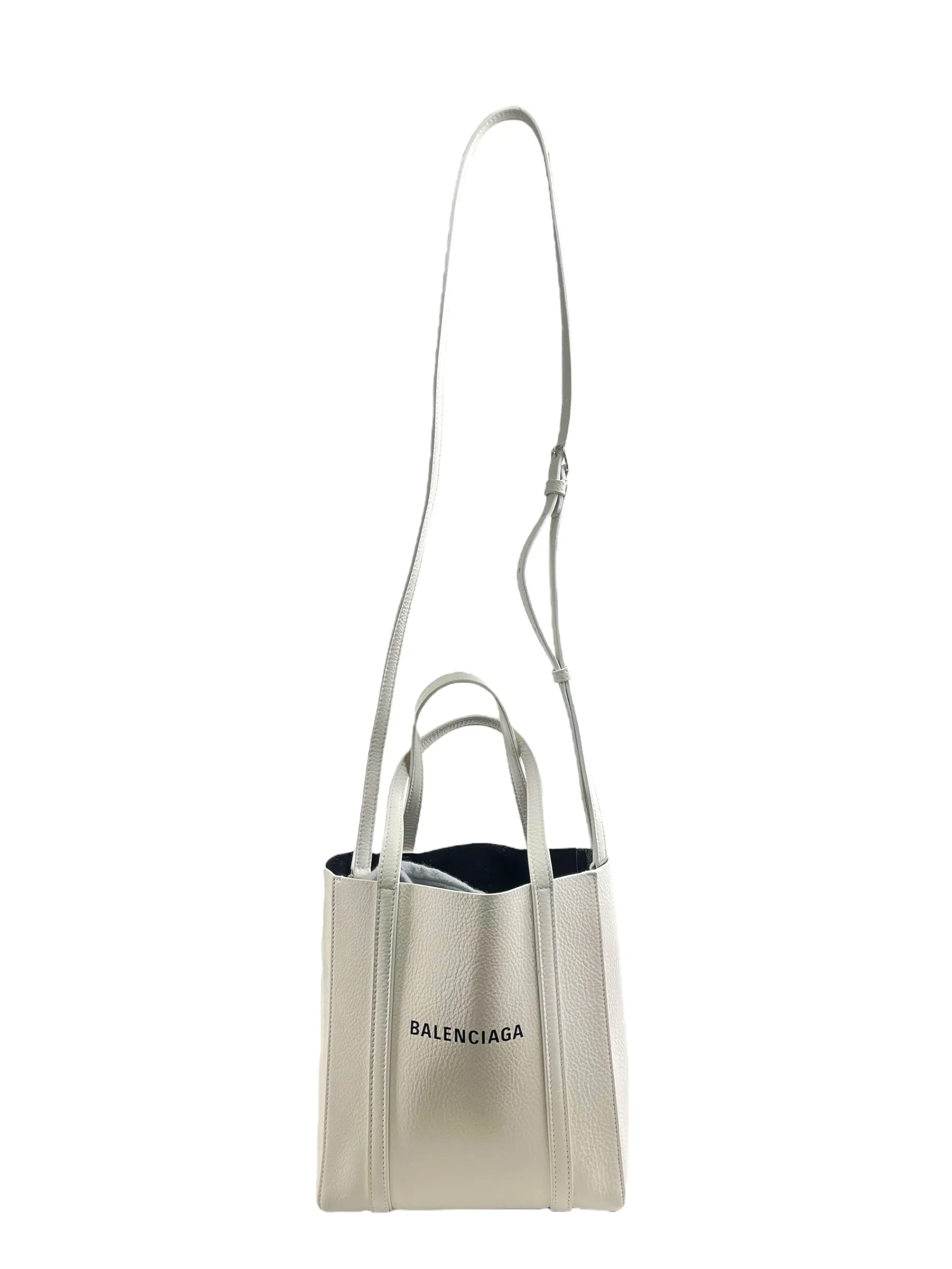 Balenciaga White Leather ‘Everyday Extra Small’ Tote
