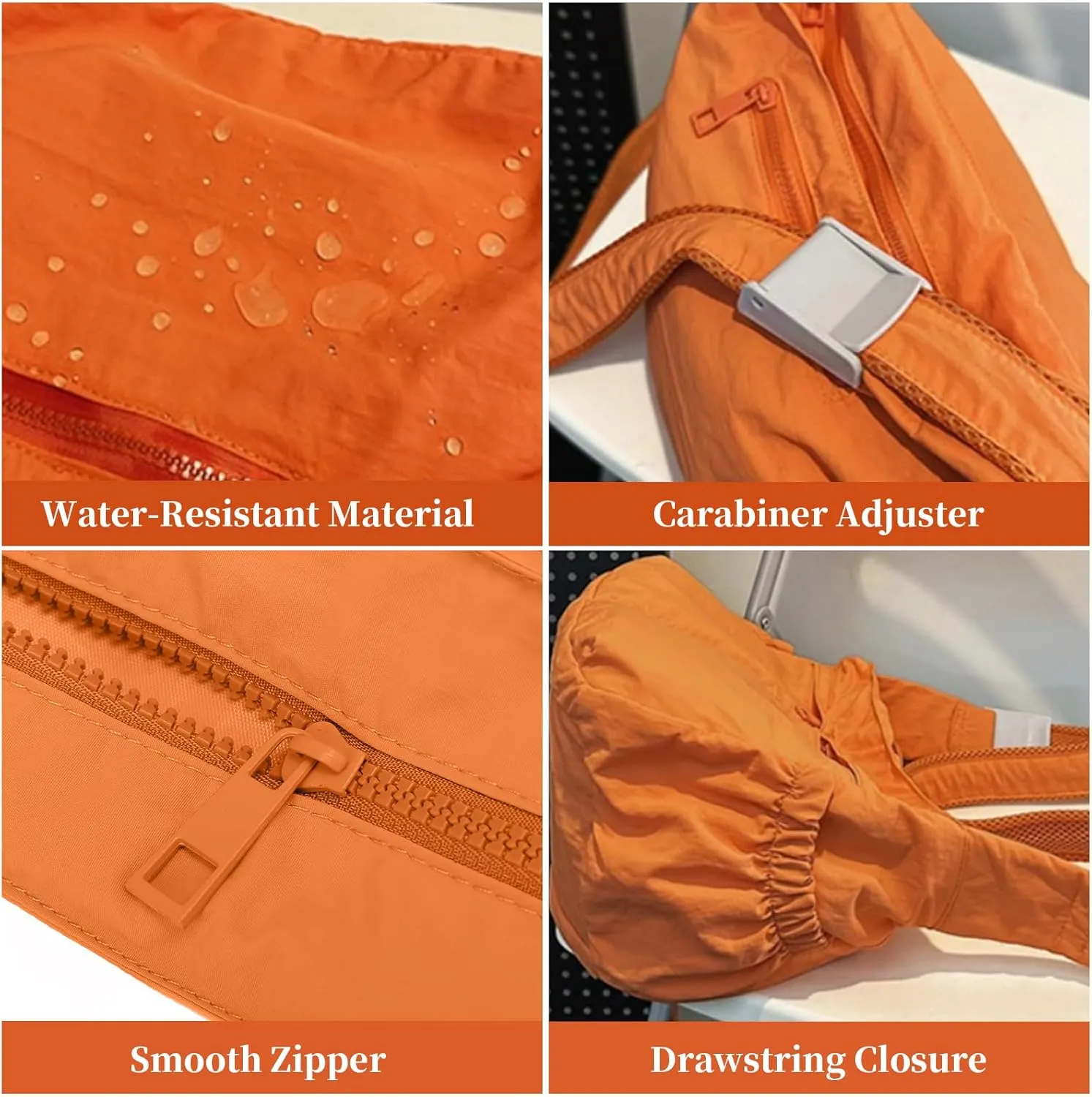 Barsine Crossbody Bag for Women Nylon Hobo Purses Shoulder Bag with Adjustable Strap for Traveling Workout