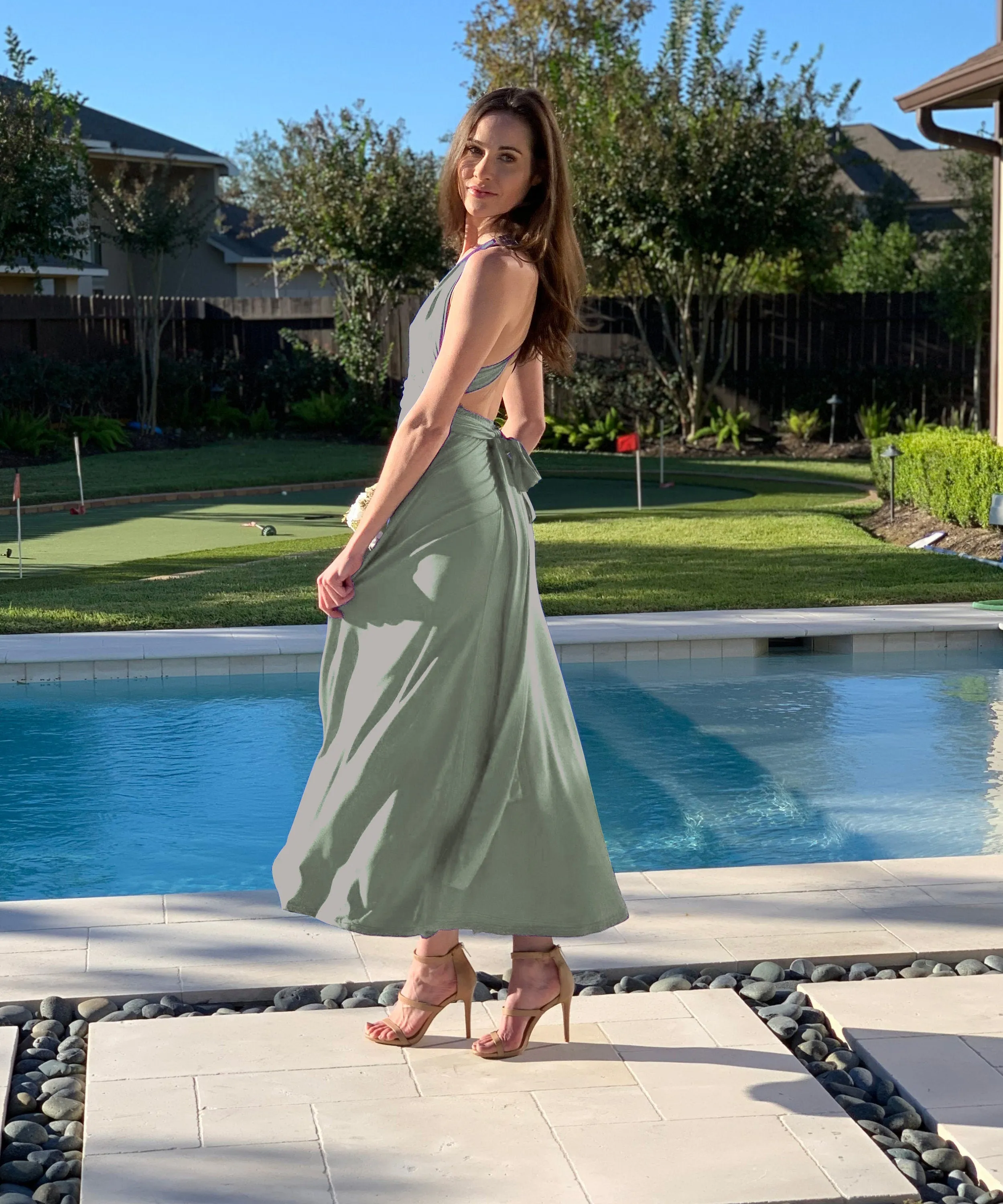 Berry Bridesmaid Dress