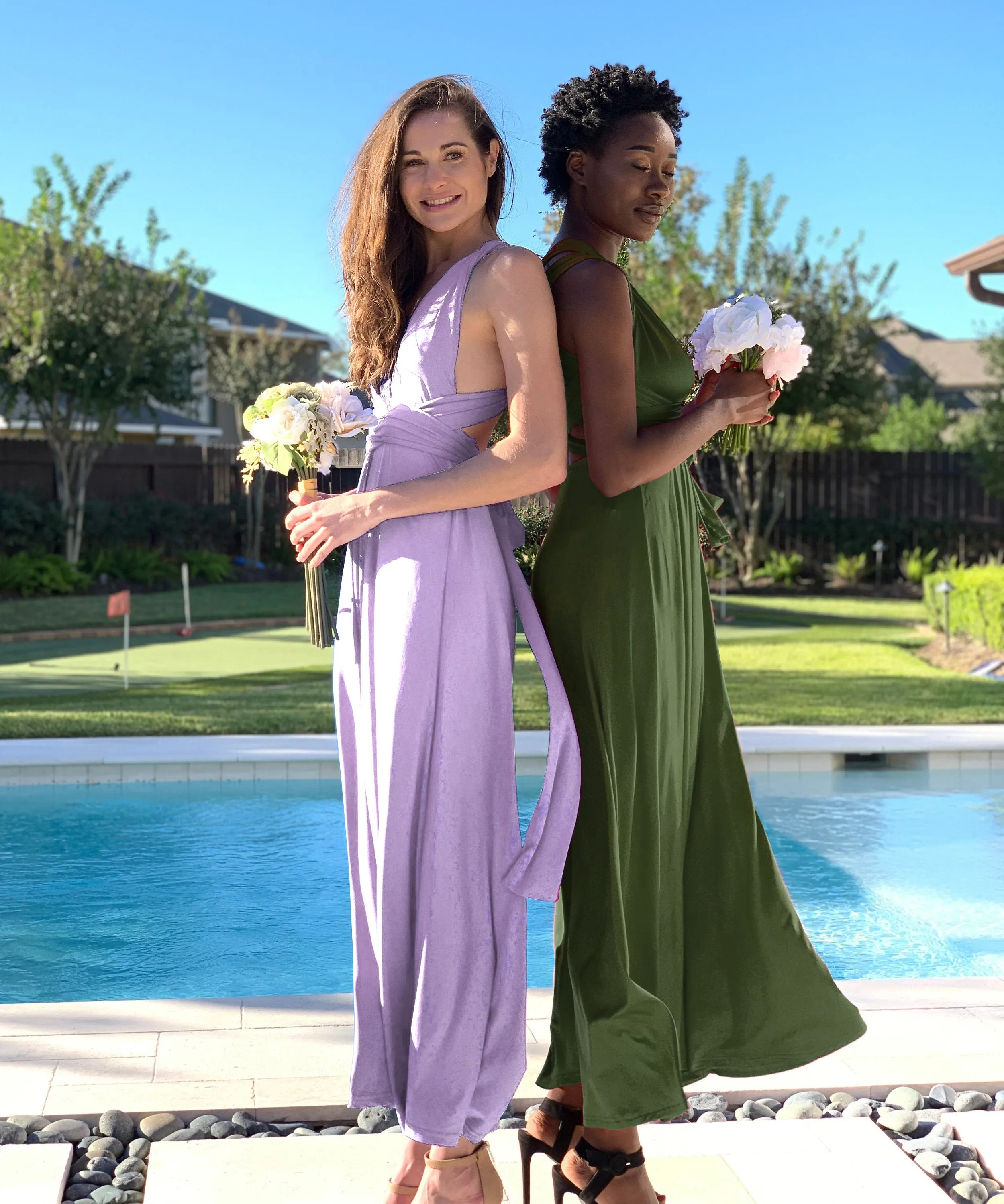 Berry Bridesmaid Dress