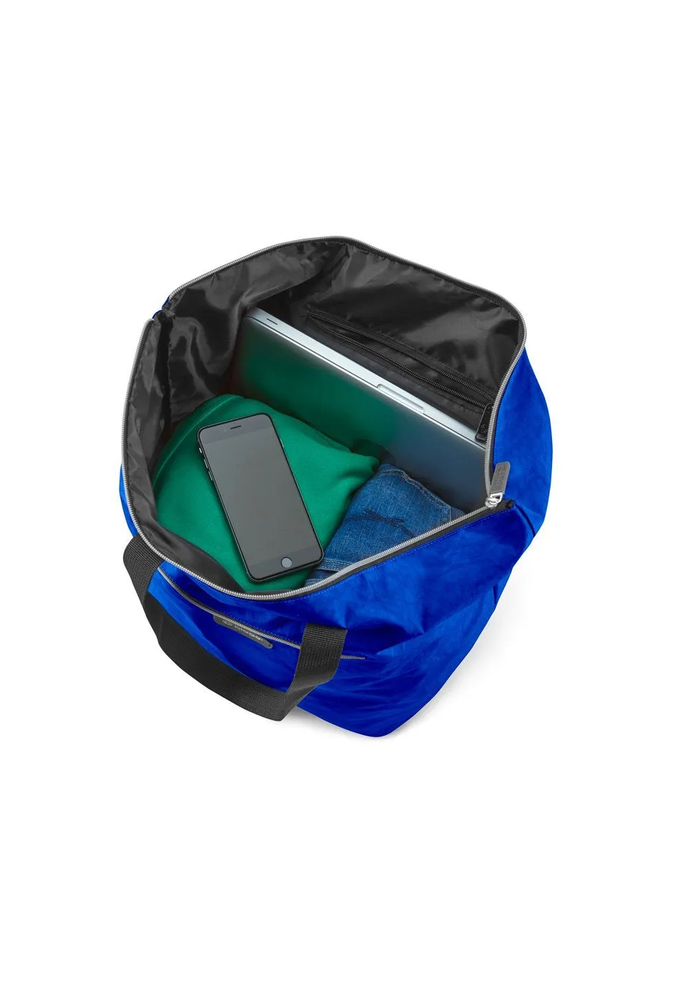 Biaggi Zipsak Micro-Fold Shopper - 16-inch Tote - As Seen on Shark Tank - Cobalt Blue