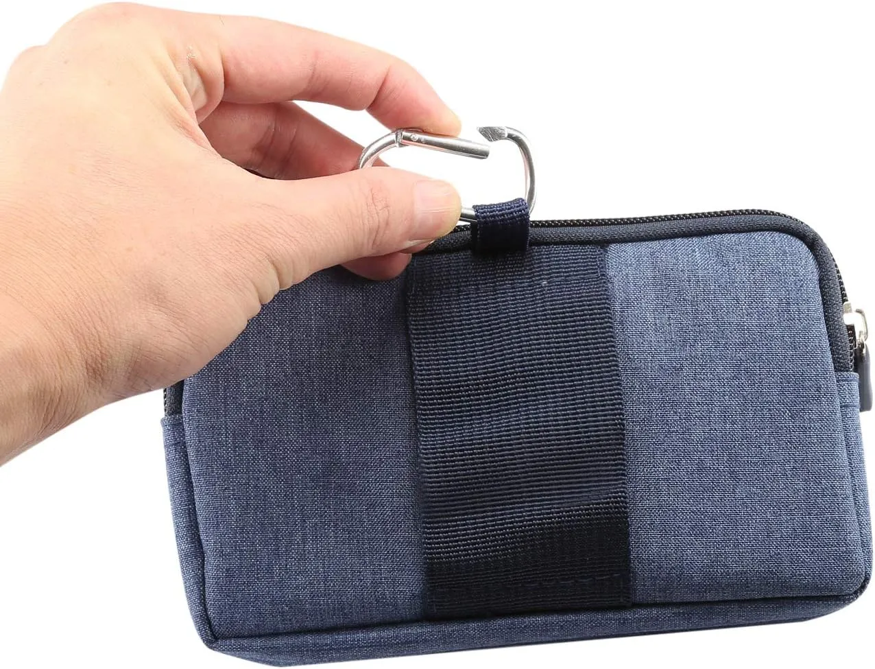 Cell Phone Belt Clip Pouch, Travel Waist Bag Fanny Pack for Men, Universal Cellphone Pouch Belt Clip Bag Small Carrying Waist Pack Wallet Pocket Vertical Mobile Phone Belt Loop Holster Clutch Bag