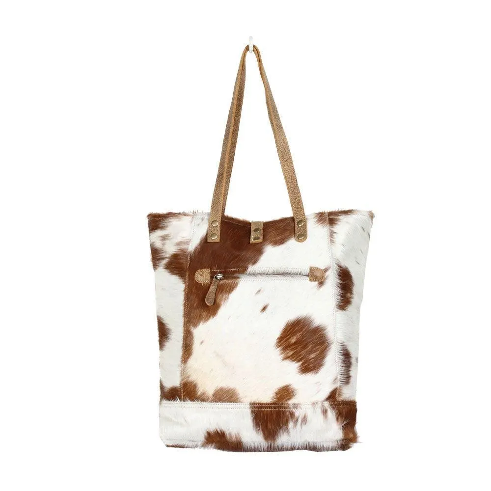 Chestnut Hairon Tote Bag