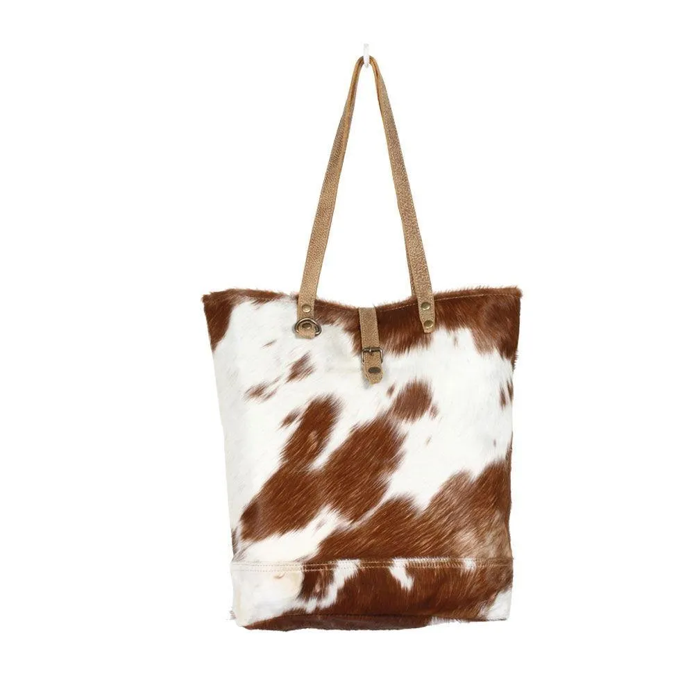 Chestnut Hairon Tote Bag