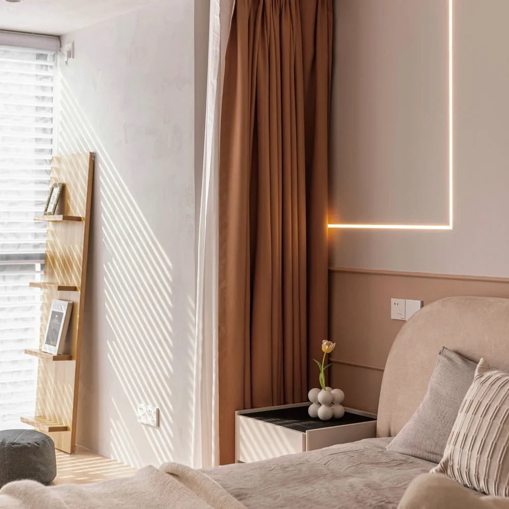 Chestnut Orange | Simon Velvet Blackout Curtains Heavyweight Classic Custom Drapes | Soft Top Back Tab