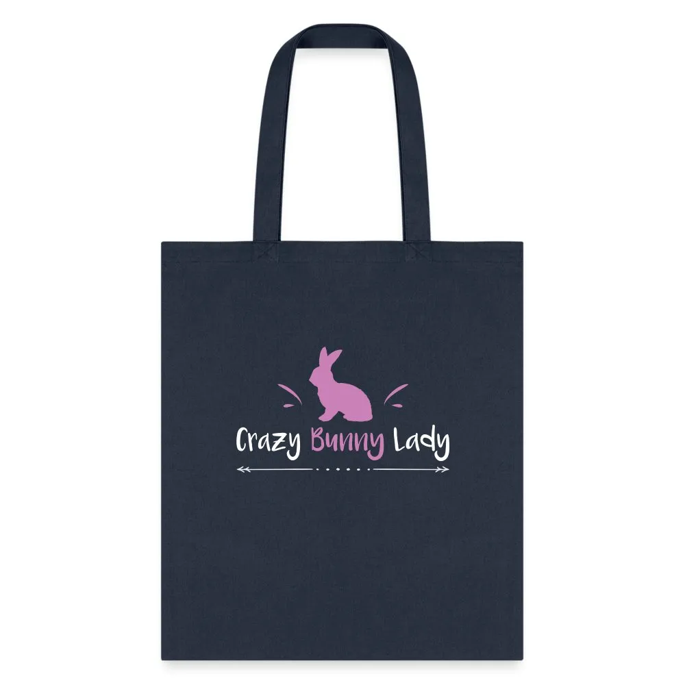 Crazy bunny lady Tote Bag