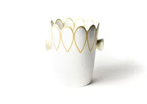 Deco Gold Scallop Ice Bucket