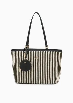Double L Tote Bag Black