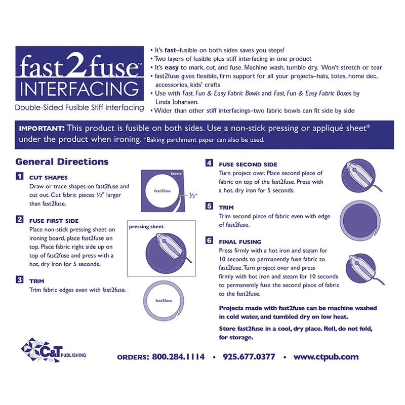 fast2fuse MEDIUM Pack 15" x 18"