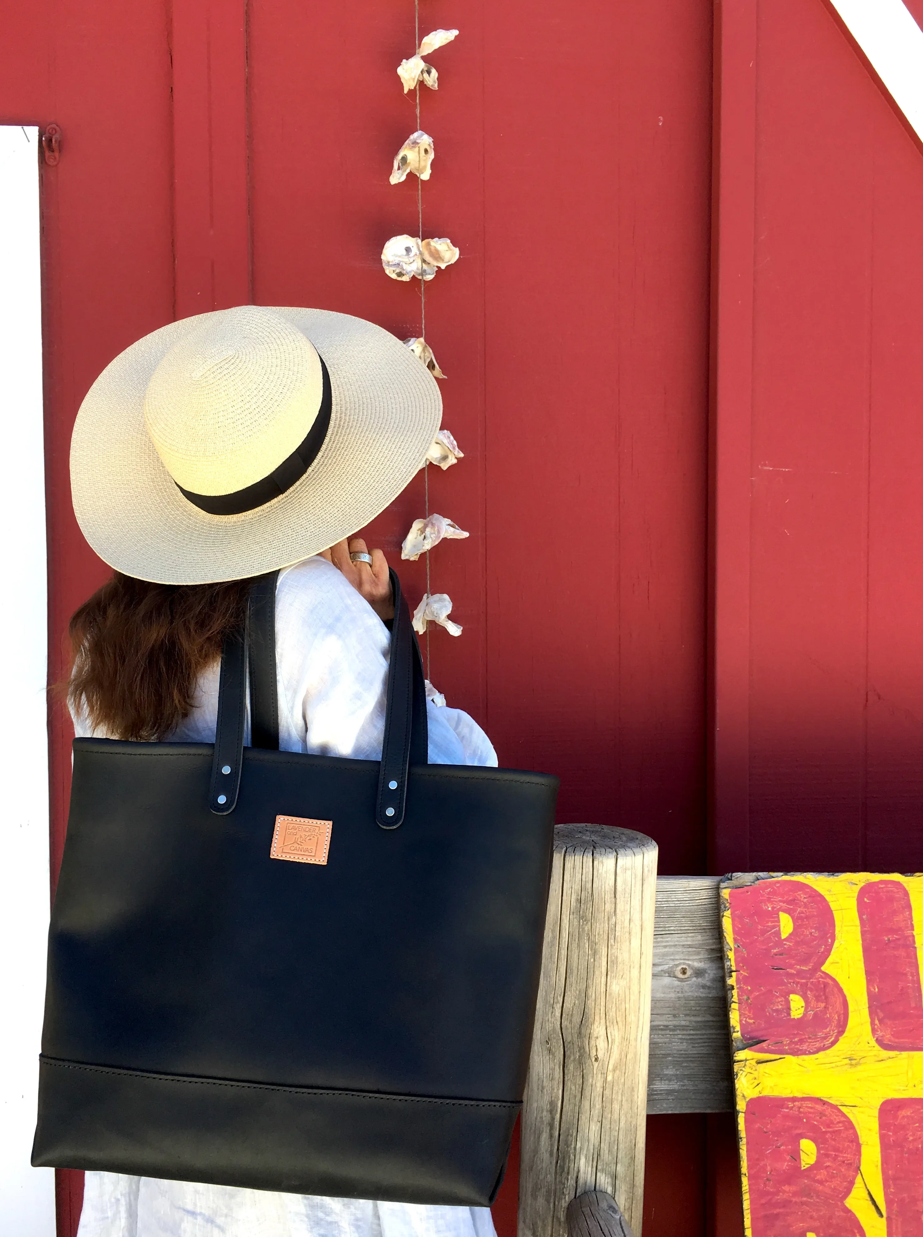 Favorite Leather Carryall in Black