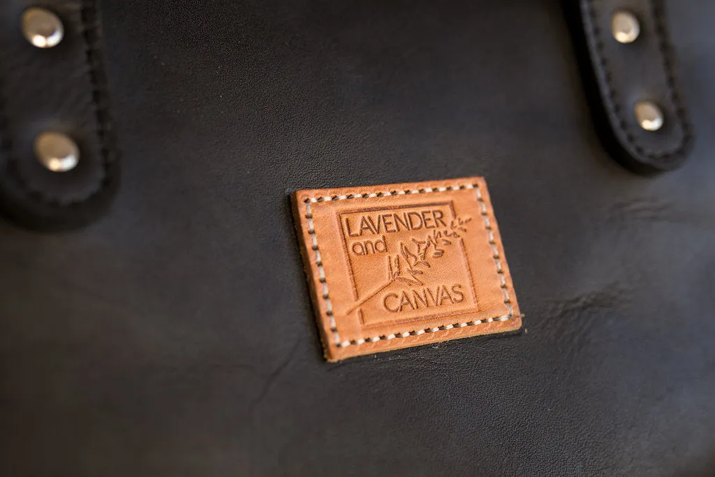 Favorite Leather Carryall in Black
