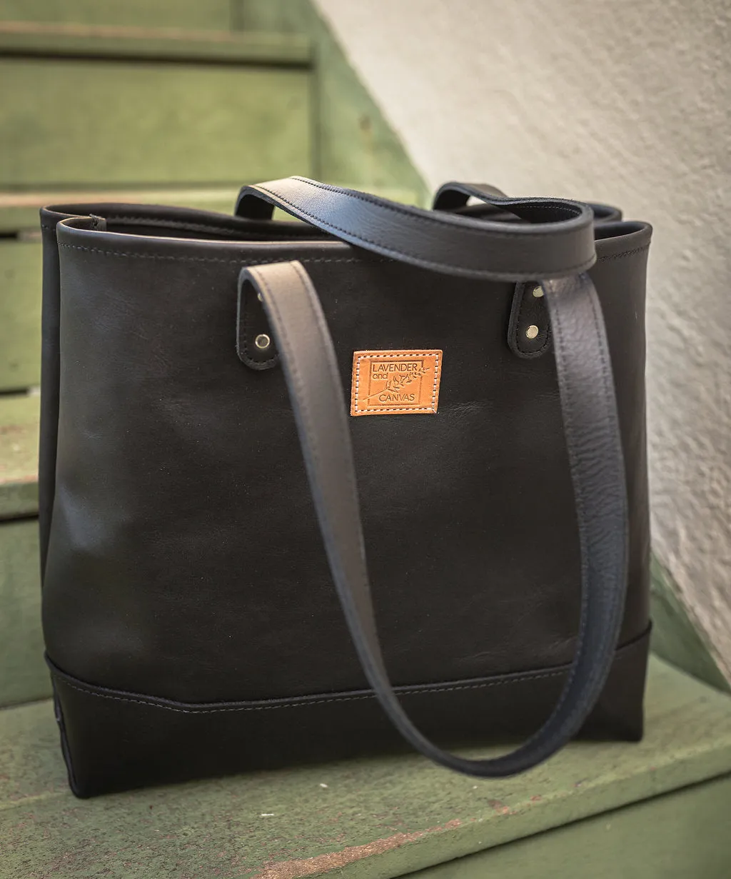 Favorite Leather Carryall in Black
