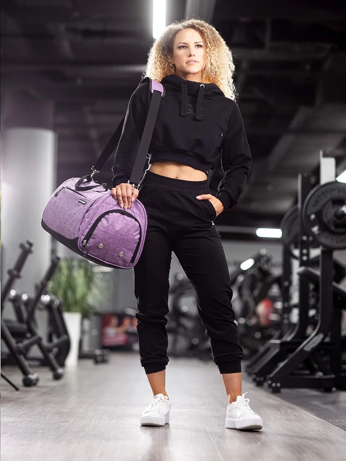 Fitgriff Gym Bag for Men & Women with Shoe & Wet Compartment - Duffle Bag for Travel, Sports, Fitness & Workout