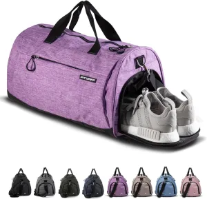 Fitgriff Gym Bag for Men & Women with Shoe & Wet Compartment - Duffle Bag for Travel, Sports, Fitness & Workout
