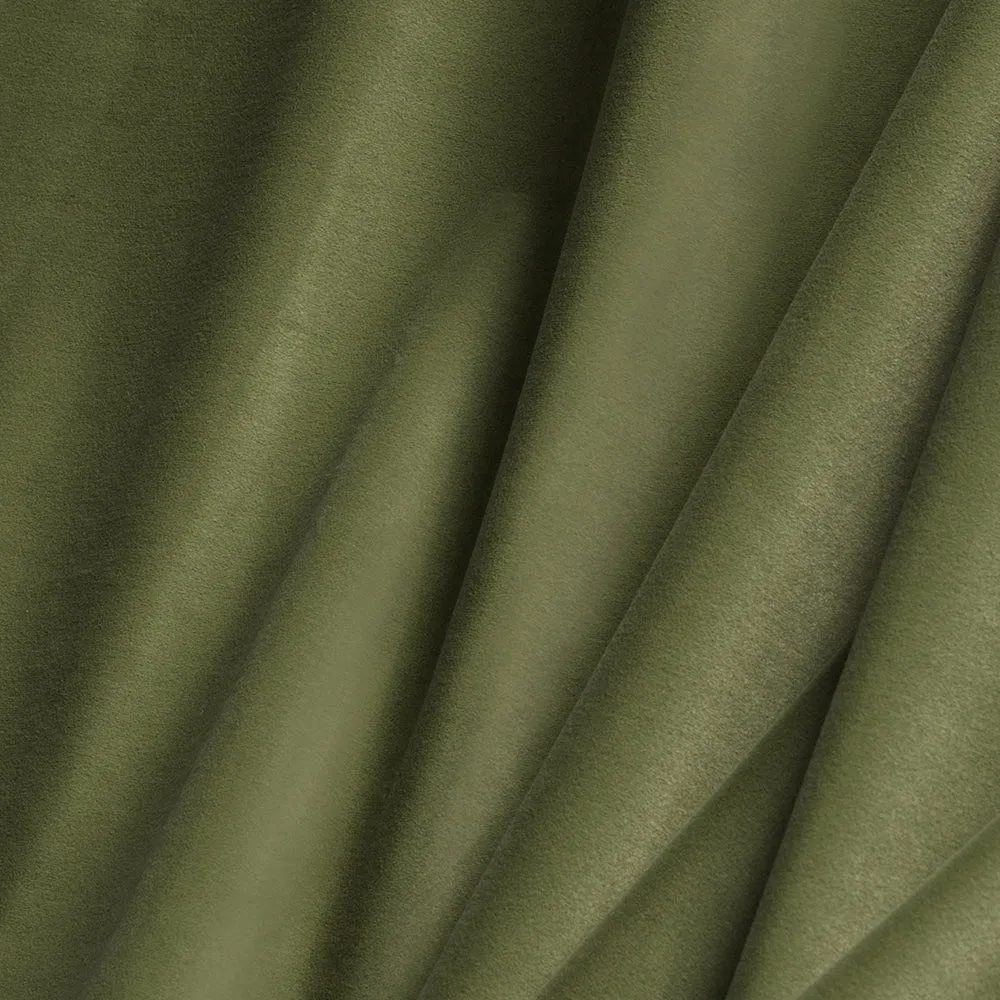 Flaxen | Vol Velvet Blackout Curtains Luxury Heavyweight Luster Custom Drapes | Soft Top Back Tab