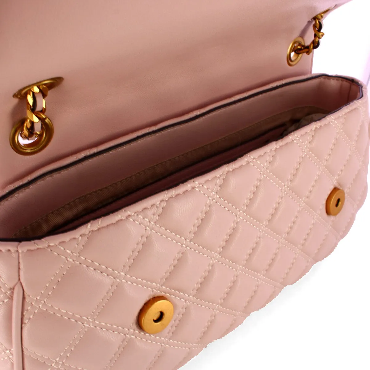 Guess - Giully quilted Light Rose Shoulder Bag - HWQA8748210 - LIGHT/ROSE