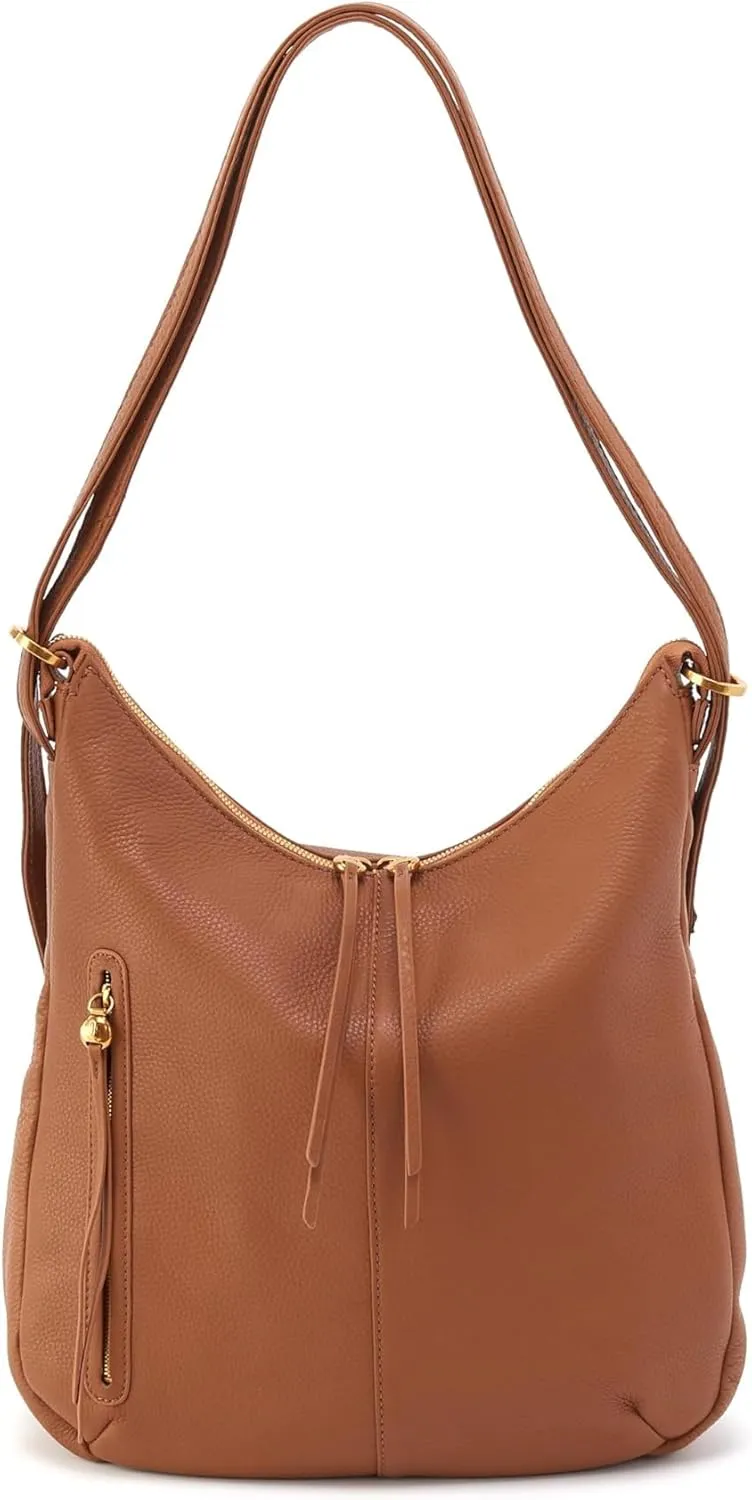HOBO, Womens, Merrin Convertible Backpack, Warm Honey, One Size