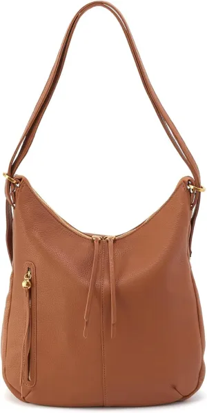 HOBO, Womens, Merrin Convertible Backpack, Warm Honey, One Size