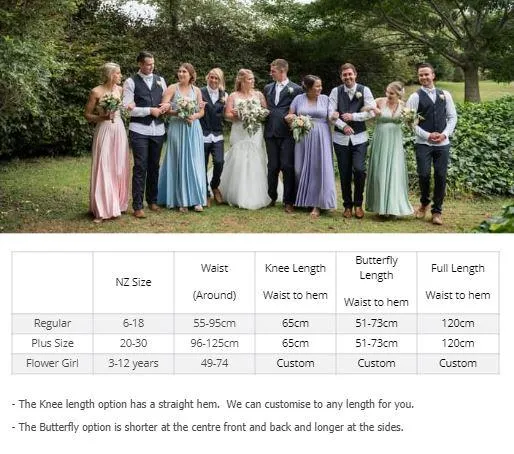 Ice Green Convertible Infinity bridesmaid dress Express NZ wide