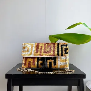 Ikat Clutch Bag Elba