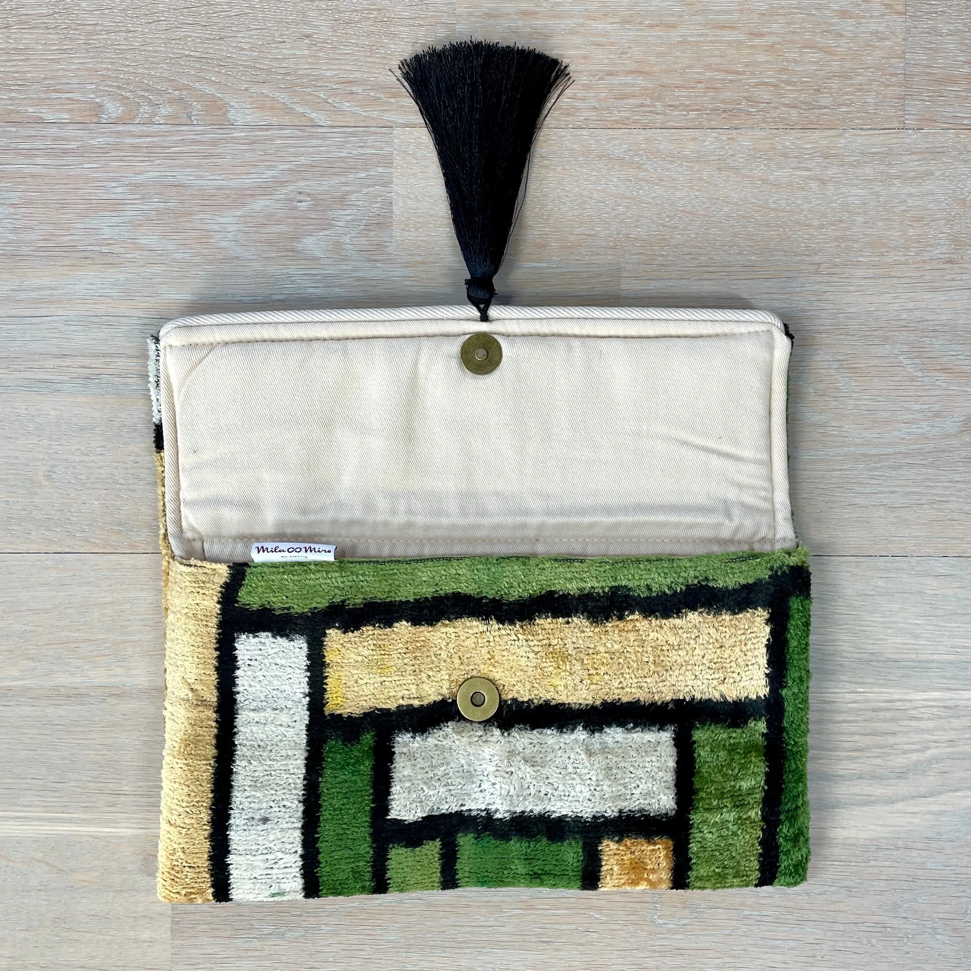Ikat Clutch Bag Provence