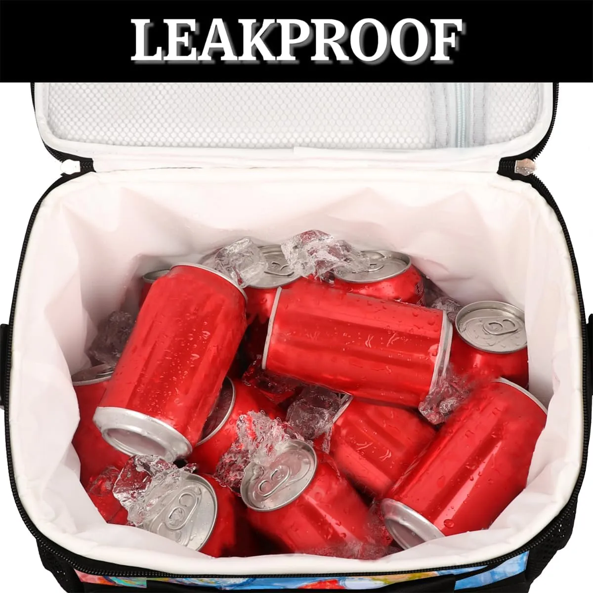 Insulated Lunch Bags for Women Men Watercolor Lollipop Adult Large Reusable Cooler Tote Bag with Adjustable Shoulder Strap Lunch Box for Office, Picnic, Hiking, Beach