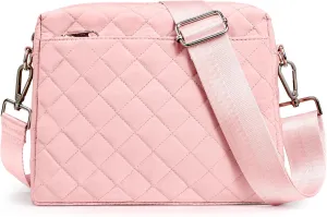 KALIDI Small Women's Crossbody Handbags Quilted Crossbody Bags for Women Ladies Lightweight Puffer Shoulder Purse