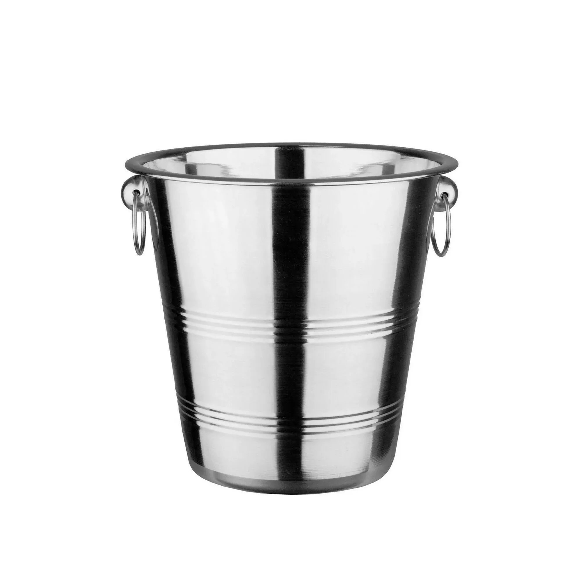 Kitchen Life 4Lt Stainless Steel Ice Bucket Silver