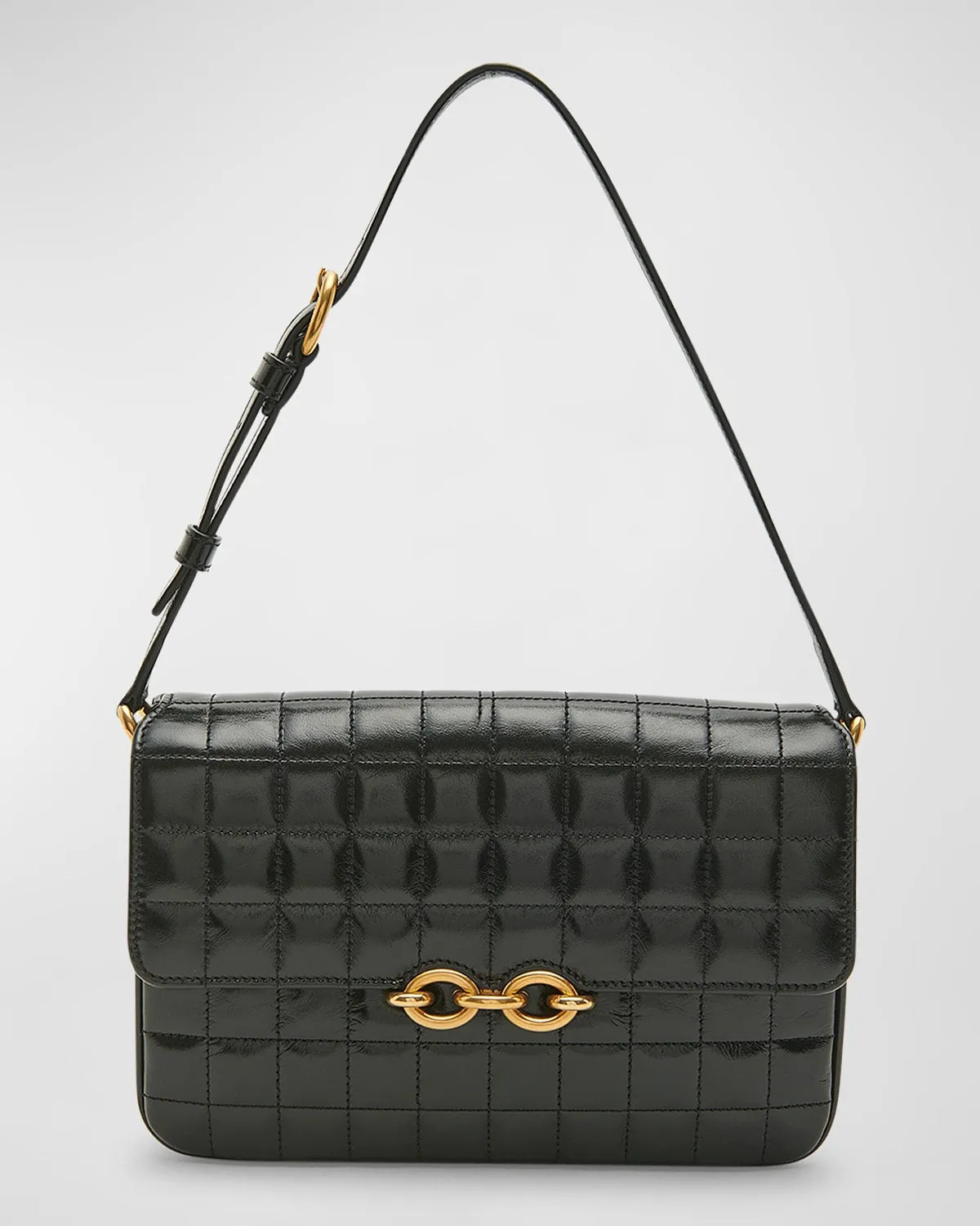 Le Maillon Shoulder Bag in Quilted Smooth Leather