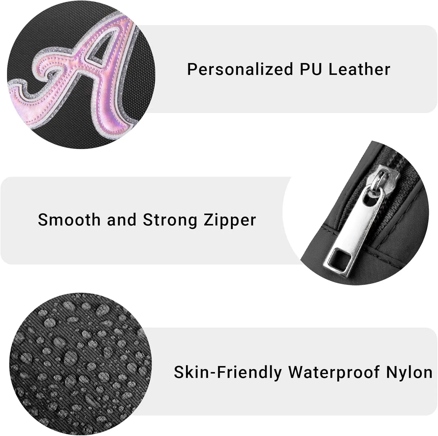 Leather Letter Belt Bag Cute Crossbody Bags Travel Fanny Waist Pack Trendy Stuff Christmas Birthday Gifts for Girls