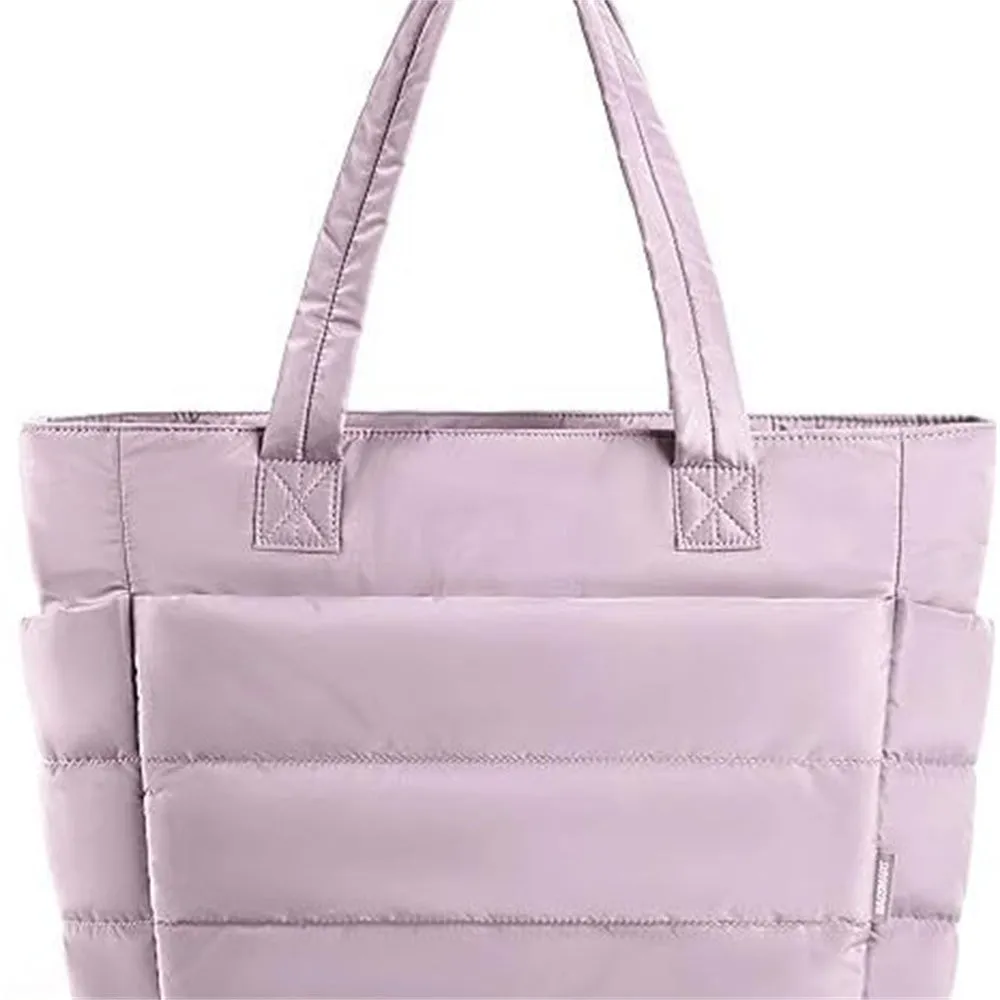 Lightweight Puffy Tote Bag