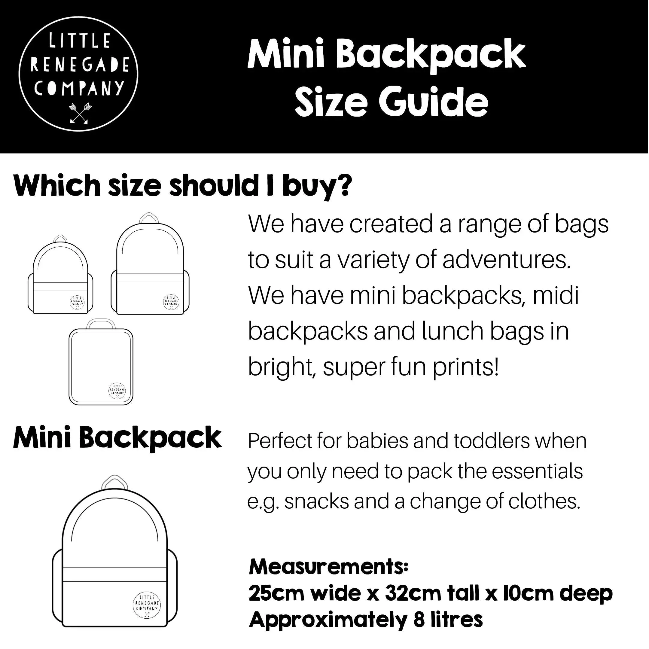 Little Renegade Company Backpack - MINI - Vegan Leather - Texan
