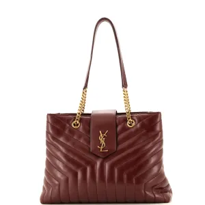 LouLou Tote Matelasse Chevron Leather Large