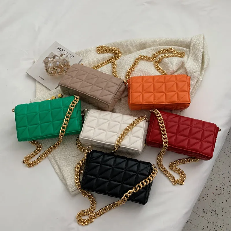 Luxury Brand Leather Woman Bagute Bags Quilted Fashion Bags For Women