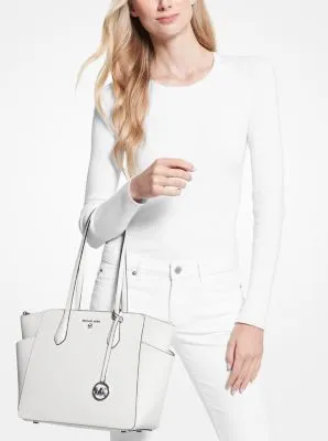 Marilyn Medium Saffiano Leather Tote Bag | 55680