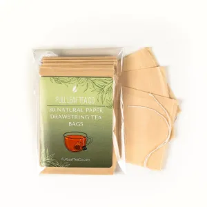 Natural Paper Drawstring Tea Bags