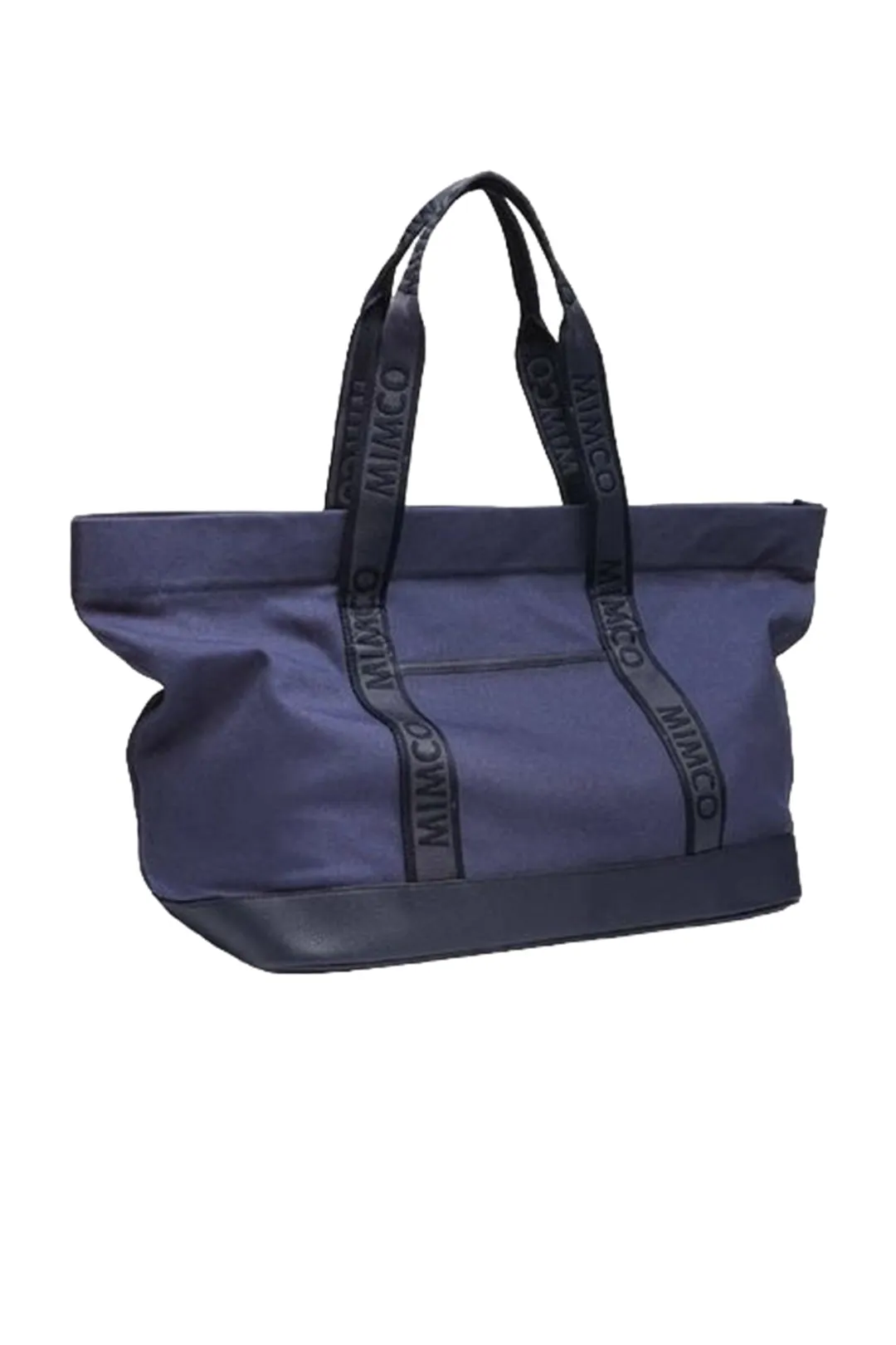Oversized Canvas Logo Tote in Blue