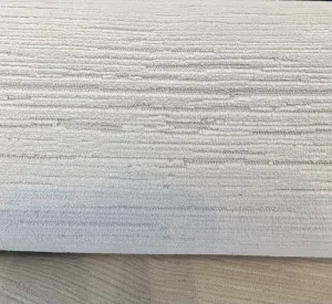 Plush Texture Cut Velvet Dolce Ivory Upholstery Fabric by the yard