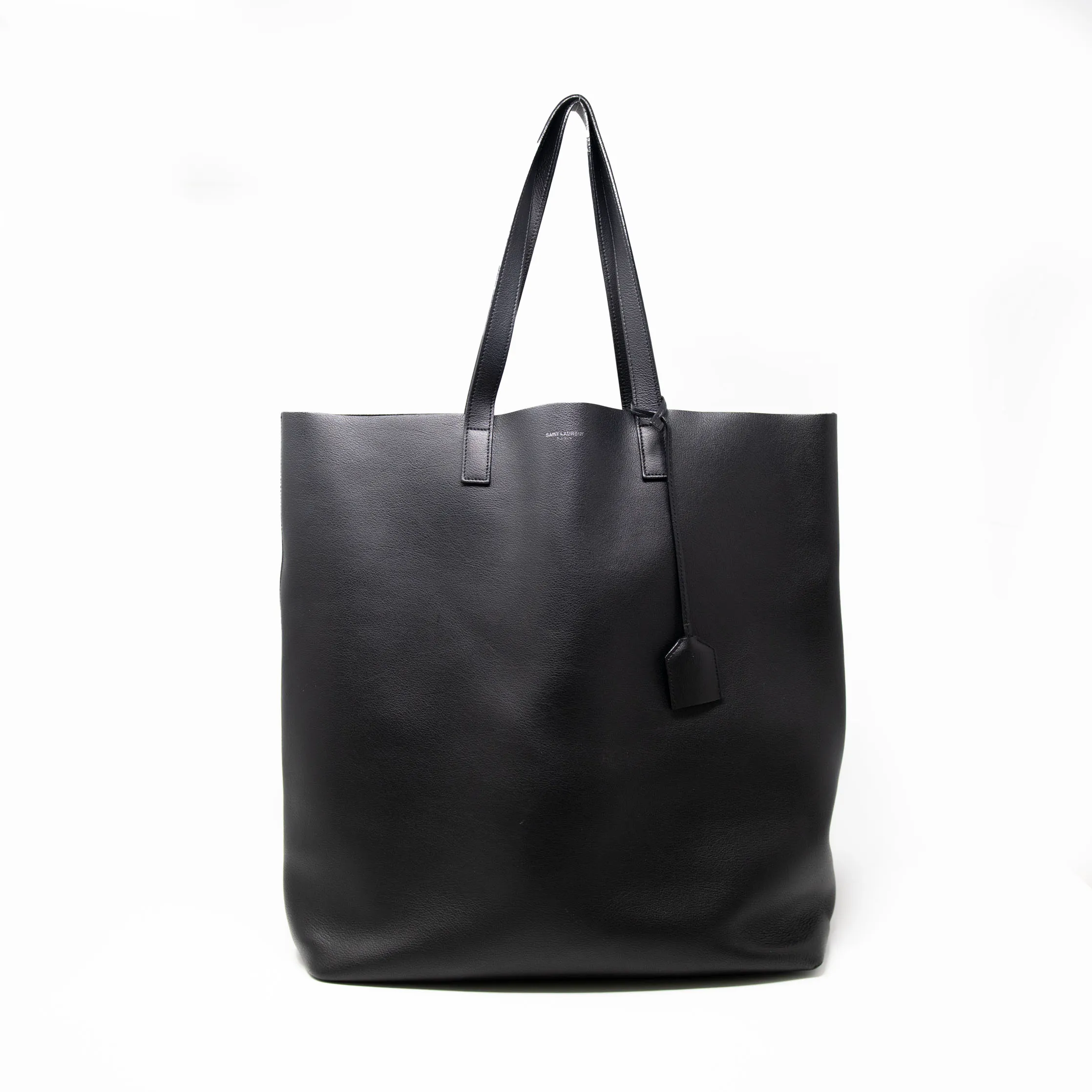 Saint Laurent Black Bold Shopping Tote